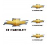 Logo na stredy kolies - živicové 4ks - CHEVROLET 55mm