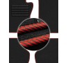 Koberce textilné CITROEN C3 - AIRCROSS 2017 - červené prešívanie