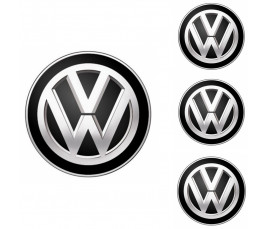 Logo na stredy kolies - živicové 4ks - VW