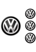 Logo na stredy kolies - živicové 4ks - VW