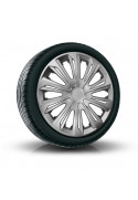 Puklice na auto 16" Strong Sivé 4ks