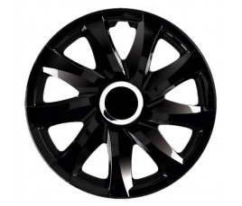 Puklice na auto 16" DRIFT čierne