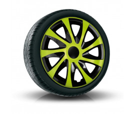 Puklice na auto 16" DRACO zelené