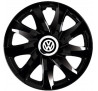 Puklice kompatibilné na auto Volkswagen 13" DRIFT čierne