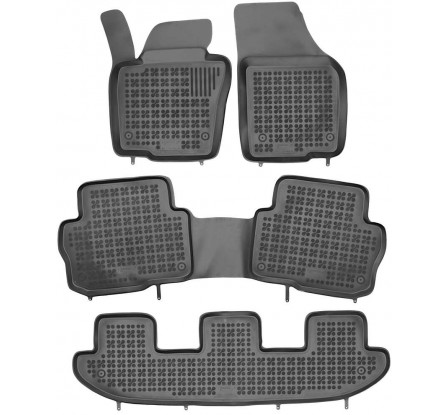 Autorohože gumové so zvýšeným okrajom Seat ALHAMBRA 7M 2010-