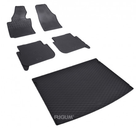 Set rohože + vanička do kufra Volkswagen CADDY 5m 2005-2021