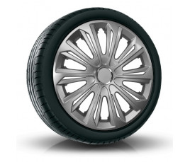 Puklice na auto 16" Strong Sivé lakované