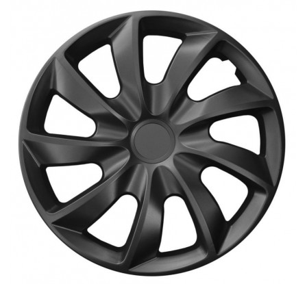 Puklice na auto 17" QUAD Grafitové