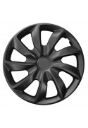Puklice na auto 17" QUAD Grafitové