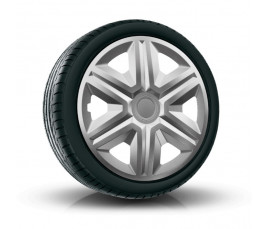 Puklice na auto 16" Action sivé