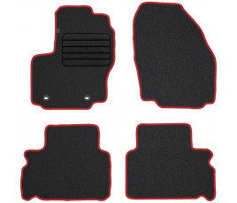Koberce textílne FORD SMAX 2006 - 2015 - červený lem