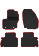 Koberce textílne FORD SMAX 2006 - 2015 - červený lem
