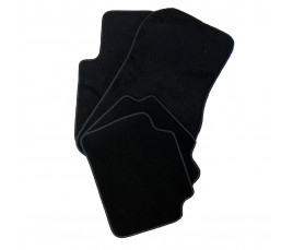 Koberce textilné BMW X6   F16 2015 -  modré prešívanie