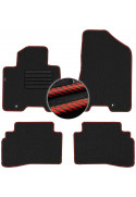 Koberce textilné KIA Sportage IV 2015-2022 červené