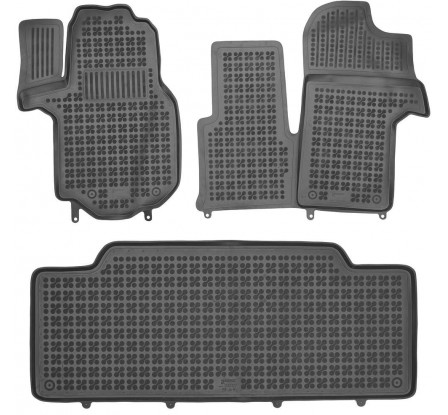 Autorohože gumové so zvýšeným okrajom VW CRAFTER II 2/3M 2016 -