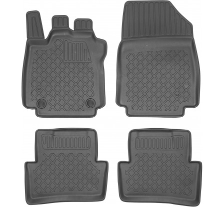 Auto koberce so zvýšeným okrajom Renault Clio IV 2012-2019