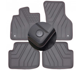 Audi A3 8V 2012- EKO koberce SPARTLine biela + červená niť