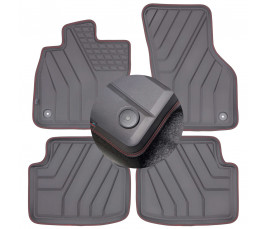 Audi A3 8V 2012- EKO koberce SPARTLine červená + červená niť