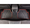 Seat LEON IV 2020- EKO koberce Nubuk červený + červená nitka