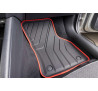 Seat LEON III 2013- EKO koberce Nubuk červený + červená nitka