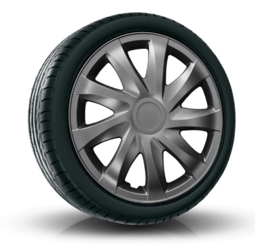 NRM Puklice kompatibilné na auto Citroen 14" DRACO grafit 4 ks