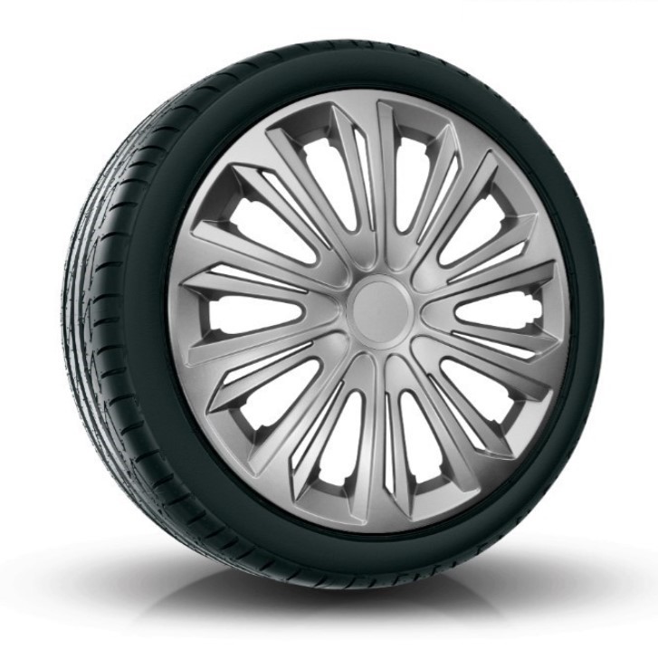 NRM Puklice kompatibilné na auto Toyota 14" STRONG Silver 4 ks