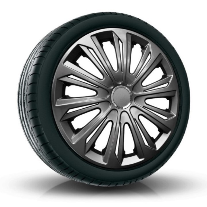 NRM Puklice kompatibilné na auto Honda 14" STRONG Grafitové 4 ks