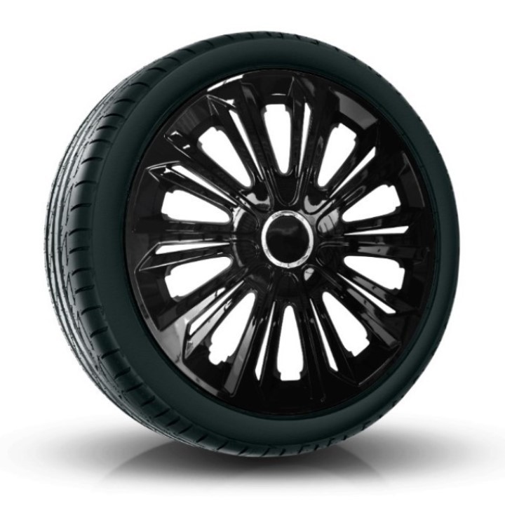 NRM Puklice kompatibilné na auto Subaru 14" STRONG čierne 4 ks
