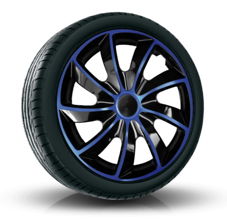NRM Puklice na auto 14" QUAD modré