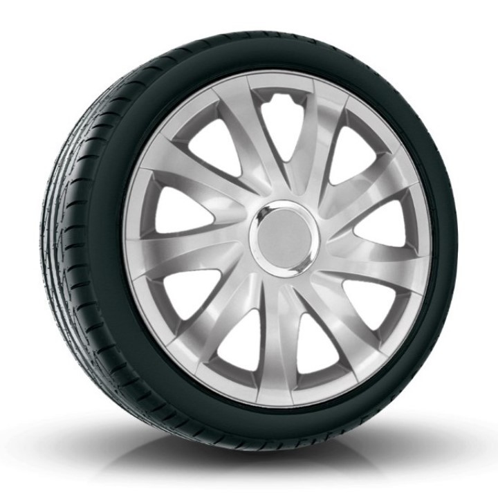 NRM Puklice na auto 14" DRIFT sivé