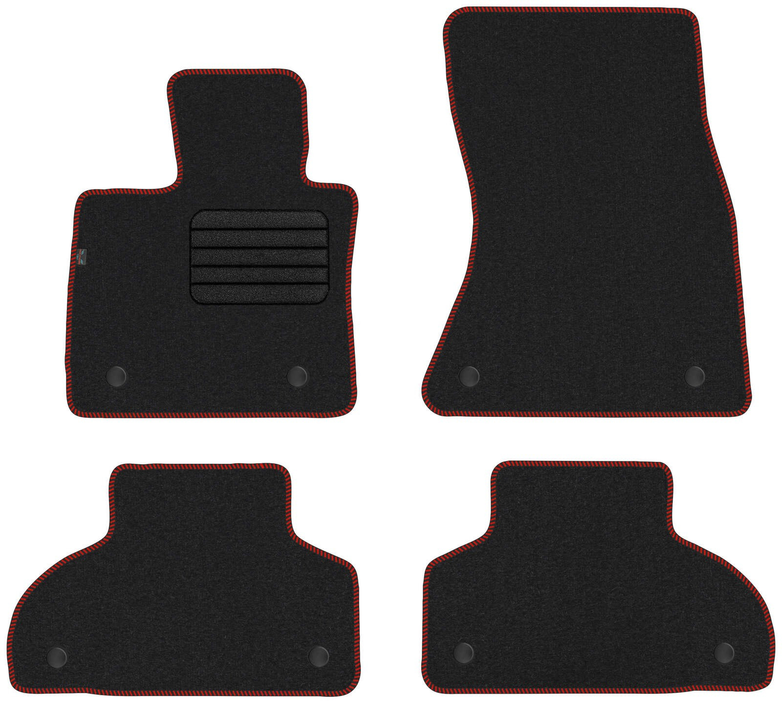 E&N Autoparts s.r.o. Koberce textilné BMW X5 F15 2013-2018 červený lem